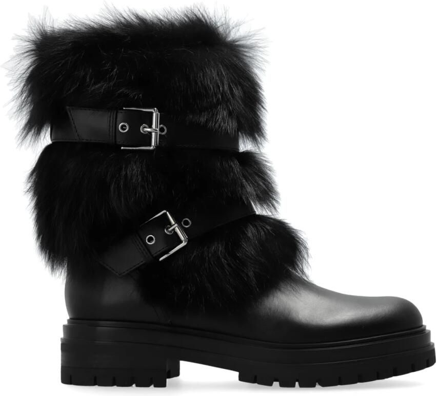 Gianvito Rossi Leren schoenen 'Maverick'