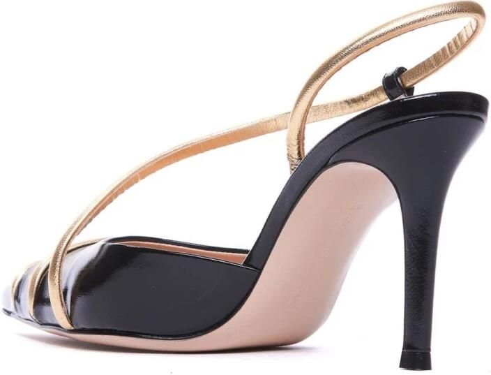 Gianvito Rossi Leren Slingback Pumps - Foto 3