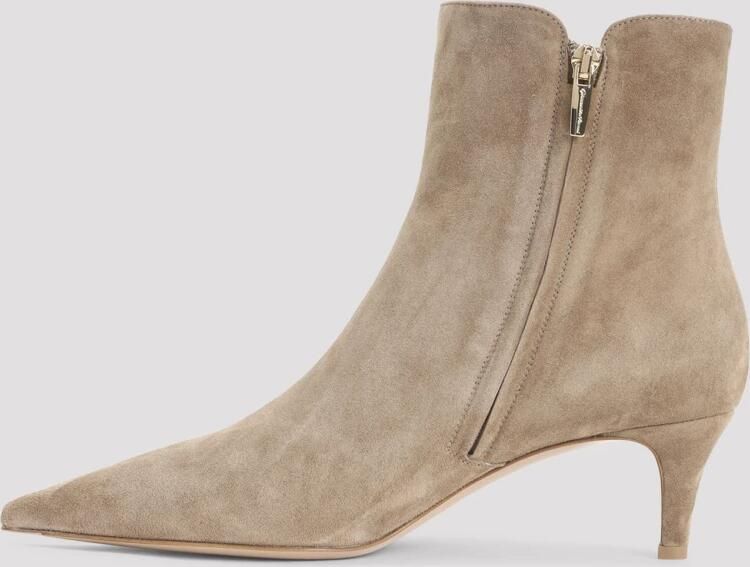 Gianvito Rossi Levy 55 Enkellaarsjes - Foto 4