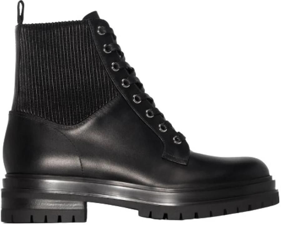 Gianvito Rossi Martis 20 Veterlaarzen met veters