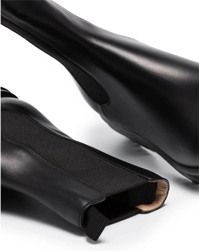 Gianvito Rossi Nero Chester Elegante Leren Schoenen - Foto 4