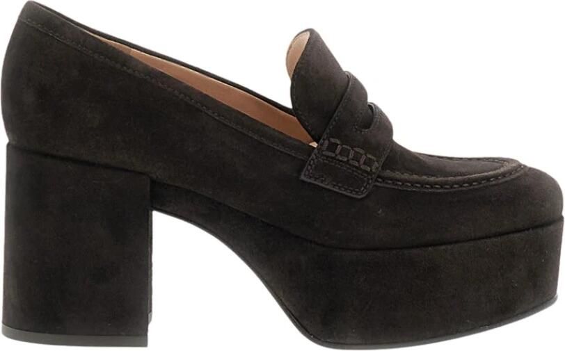 Gianvito Rossi Penny Moccasin met Plateauzool