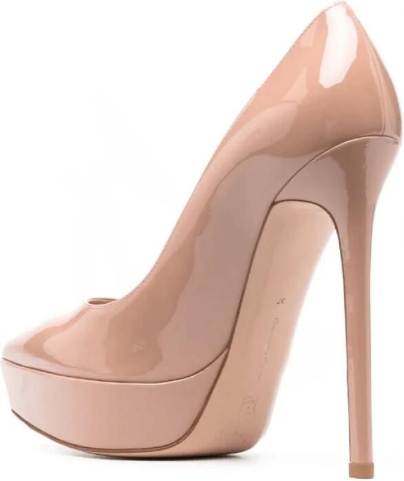 Gianvito Rossi Perzikroze Platform Pumps van Lakleer - Foto 3