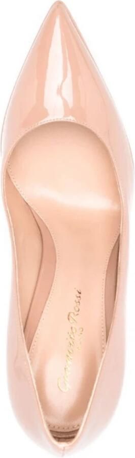 Gianvito Rossi Perzikroze Platform Pumps van Lakleer - Foto 4