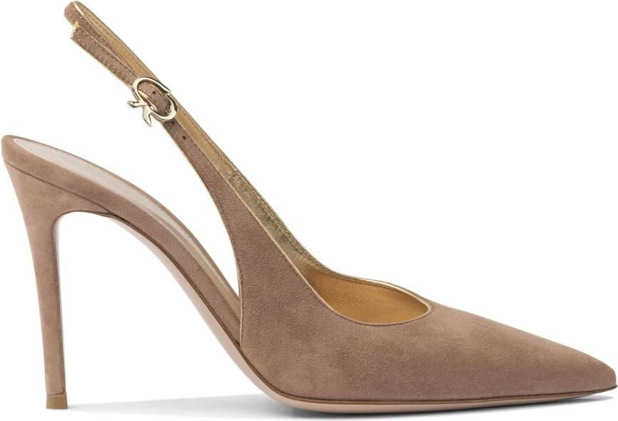 Gianvito Rossi Roze Sandalen Yves Slingback Schoenen