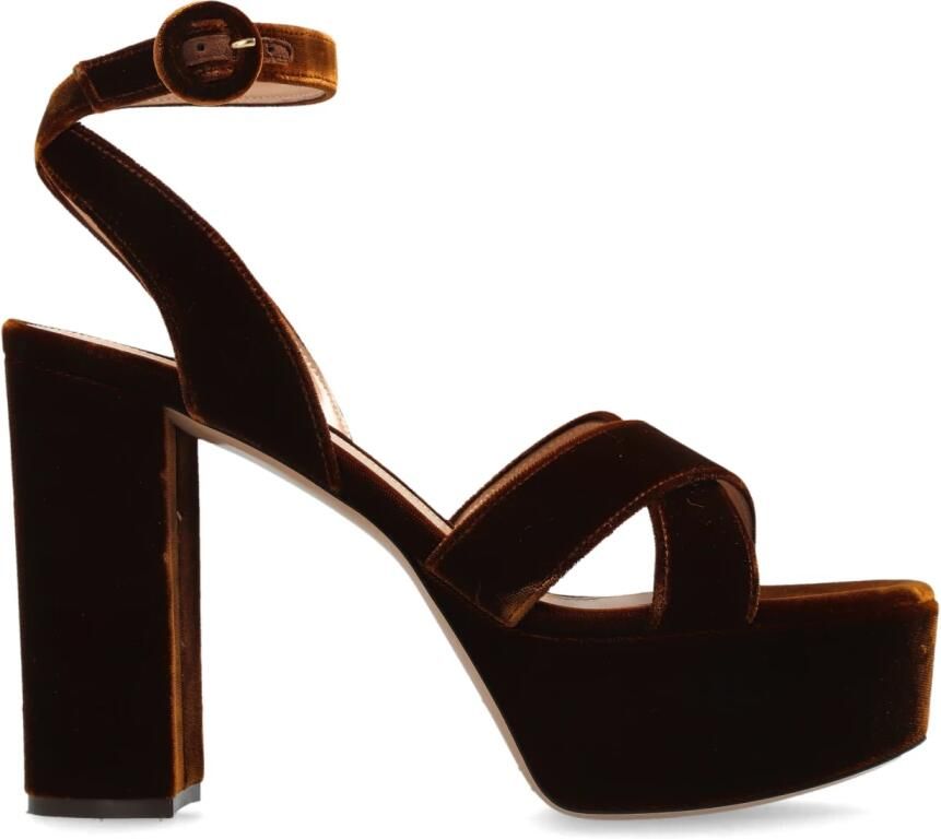 Gianvito Rossi Sabrina Plateau Sandalen