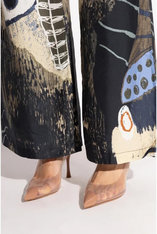Gianvito Rossi Hoge hakken Diana 85 In Pvc Pumps Slingback in beige - Foto 6