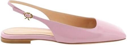 Gianvito Rossi Vierkante Neus Slingback Ballerina's