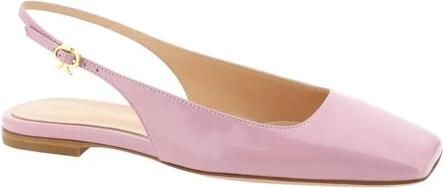 Gianvito Rossi Vierkante Neus Slingback Ballerina's - Foto 2