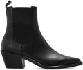 Gianvito Rossi Wylie Enkellaarsjes met Hak - Zwart