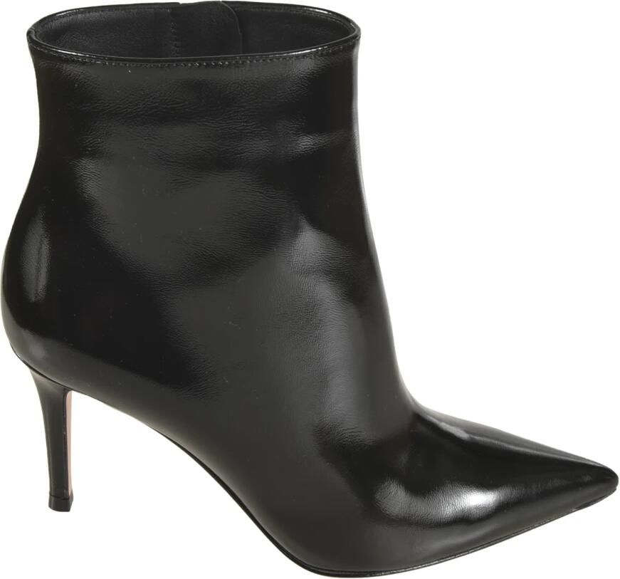 Gianvito Rossi Zwarte Laarsjes met Hak
