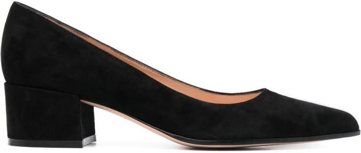 Gianvito Rossi Zwarte Suède Leren Elegante Pumps