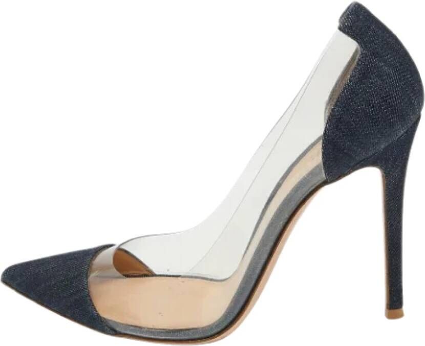 Gianvito Rossi Pre-owned Denim heels Blue Dames