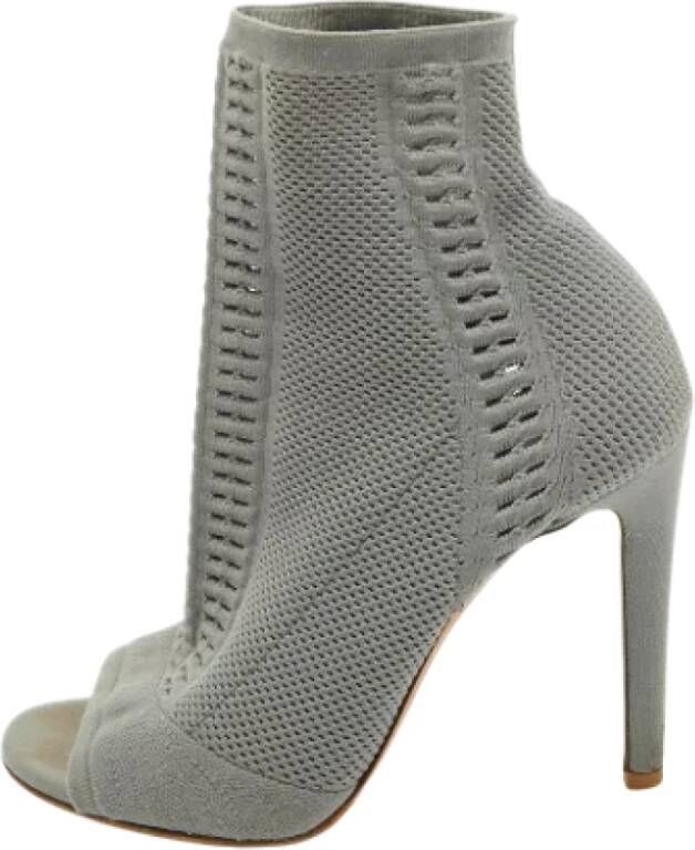 Gianvito Rossi Pre-owned Fabric boots Gray Dames