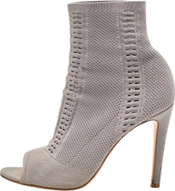 Gianvito Rossi Pre-owned Fabric boots Gray Dames