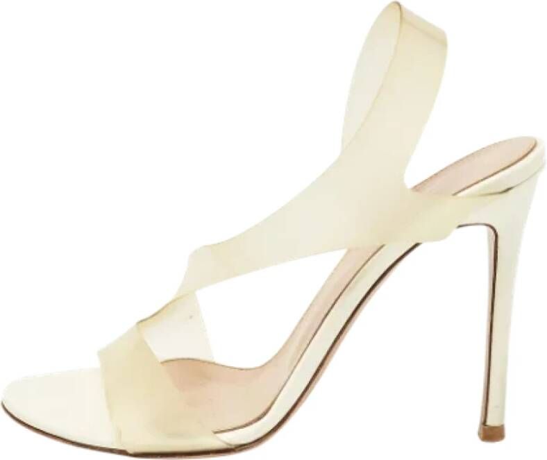 Gianvito Rossi Pre-owned Fabric sandals Beige Dames