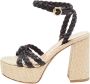 Gianvito Rossi Pre-owned Fabric sandals Brown Dames - Thumbnail 1