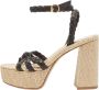 Gianvito Rossi Pre-owned Fabric sandals Brown Dames - Thumbnail 1