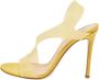 Gianvito Rossi Pre-owned Fabric sandals Yellow Dames - Thumbnail 1