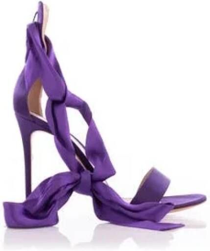 Gianvito Rossi Pre-owned Fabric shoes Purple Dames