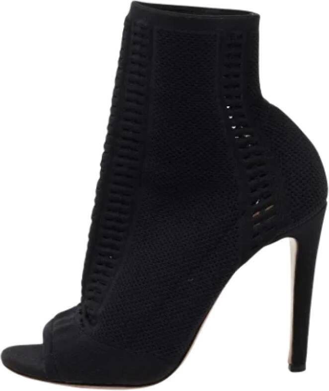 Gianvito Rossi Pre-owned Knit boots Black Dames