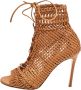 Gianvito Rossi Pre-owned Leather boots Beige Dames - Thumbnail 1