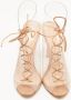 Gianvito Rossi Pre-owned Leather boots Beige Dames - Thumbnail 1