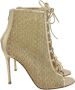 Gianvito Rossi Pre-owned Leather boots Yellow Dames - Thumbnail 1