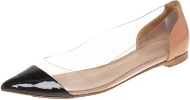 Gianvito Rossi Pre-owned Leather flats Black Dames