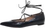 Gianvito Rossi Pre-owned Leather flats Black Dames - Thumbnail 1