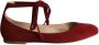 Gianvito Rossi Pre-owned Leather flats Red Dames - Thumbnail 1