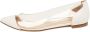Gianvito Rossi Pre-owned Leather flats White Dames - Thumbnail 1