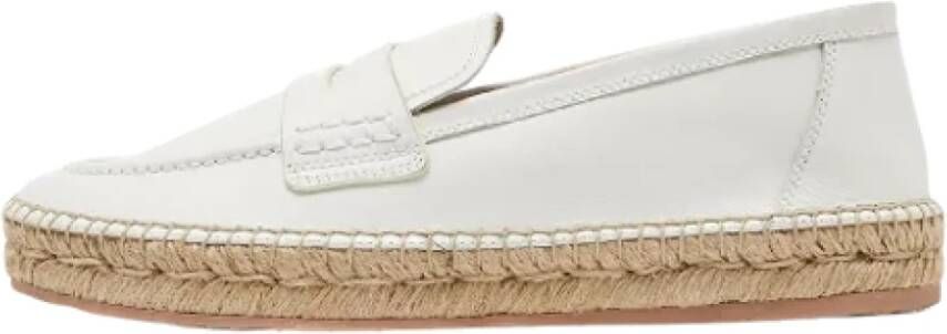 Gianvito Rossi Pre-owned Leather flats White Dames