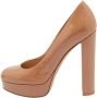 Gianvito Rossi Pre-owned Leather heels Beige Dames - Thumbnail 1