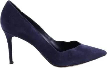 Gianvito Rossi Pre-owned Leather heels Blue Dames