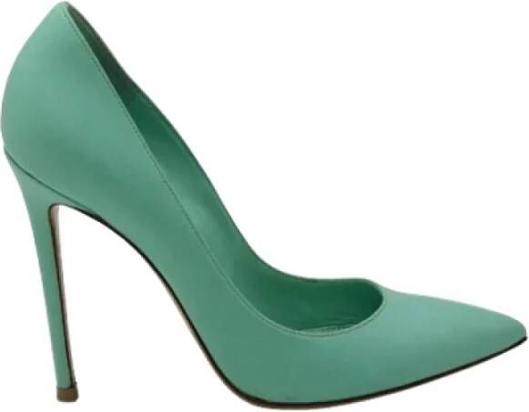Gianvito Rossi Pre-owned Leather heels Green Dames