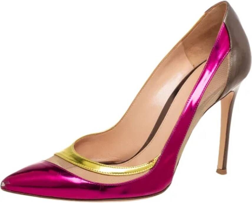 Gianvito Rossi Pre-owned Leather heels Pink Dames