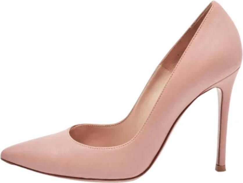 Gianvito Rossi Pre-owned Leather heels Pink Dames