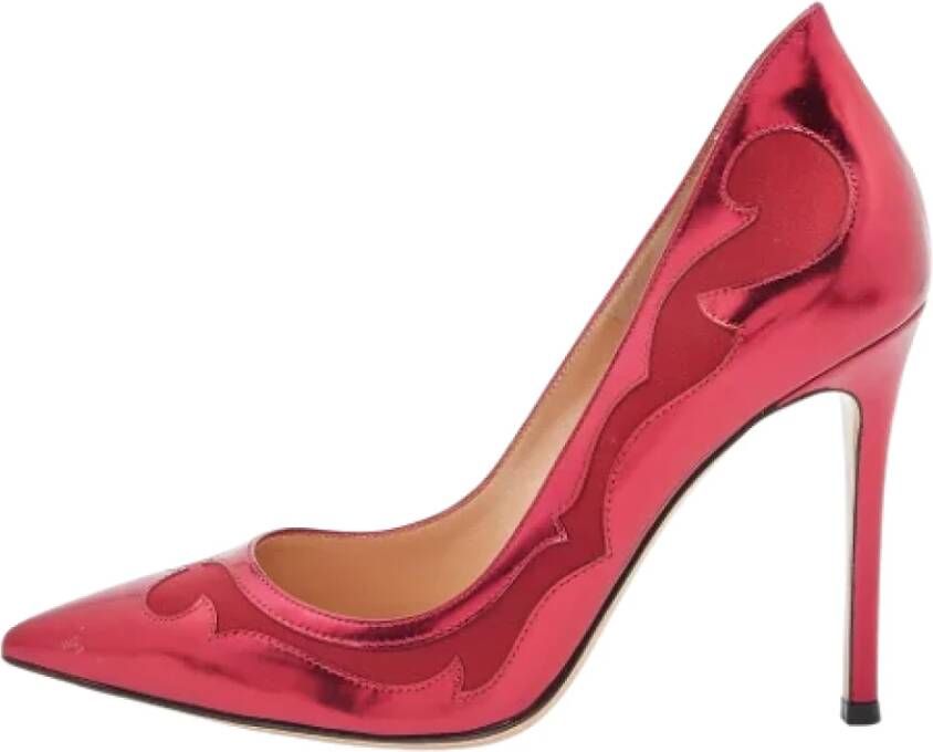 Gianvito Rossi Pre-owned Leather heels Red Dames