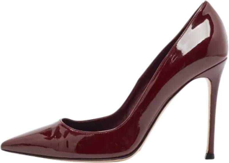 Gianvito Rossi Pre-owned Leather heels Red Dames