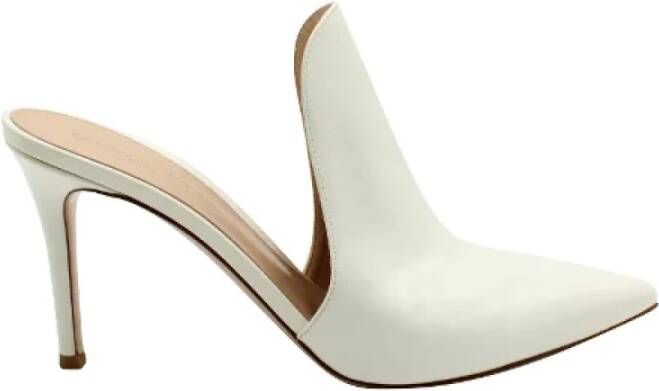 Gianvito Rossi Pre-owned Leather heels White Dames