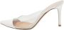 Gianvito Rossi Pre-owned Leather mules White Dames - Thumbnail 1