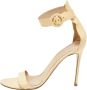 Gianvito Rossi Pre-owned Leather sandals Beige Dames - Thumbnail 1