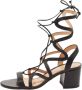 Gianvito Rossi Pre-owned Leather sandals Black Dames - Thumbnail 1