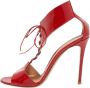 Gianvito Rossi Pre-owned Leather sandals Red Dames - Thumbnail 1