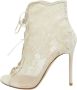 Gianvito Rossi Pre-owned Mesh boots White Dames - Thumbnail 1
