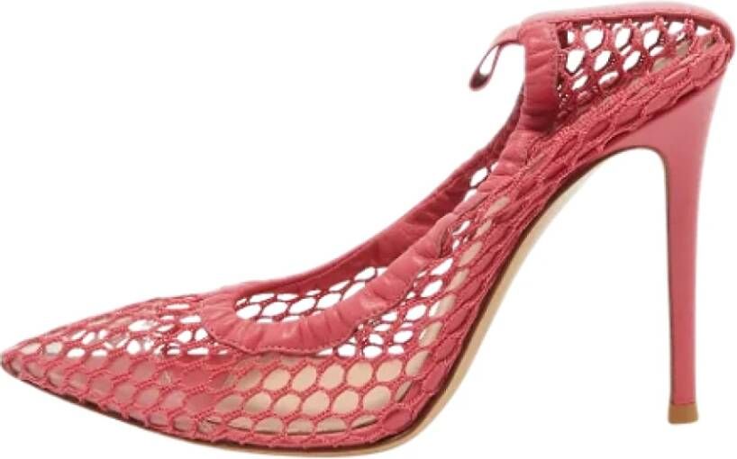 Gianvito Rossi Pre-owned Mesh heels Pink Dames