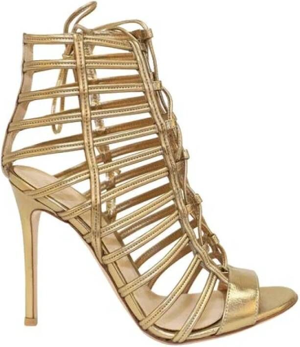 Gianvito Rossi Pre-owned Sandalen Yellow Dames