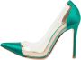 Gianvito Rossi Pre-owned Satin heels Green Dames - Thumbnail 1