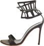 Gianvito Rossi Pre-owned Satin sandals Black Dames - Thumbnail 1